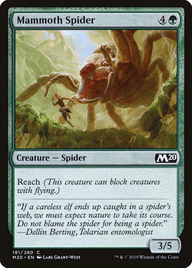 Mammoth Spider [Core Set 2020] | L.A. Mood Comics and Games