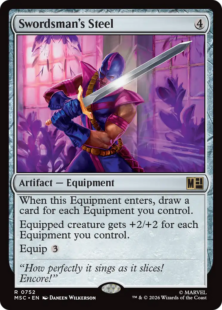Swordsman's Steel [Marvel Super Heroes Commander] | L.A. Mood Comics and Games
