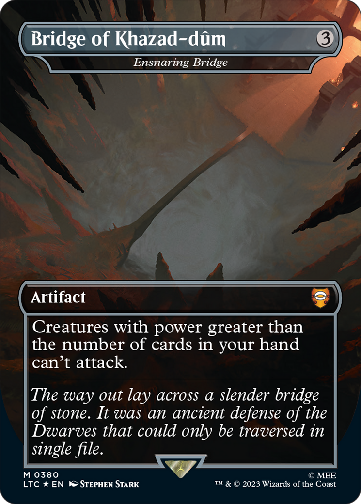 Bridge of Khazad-dum - Ensnaring Bridge (Surge Foil Realms and Relics) [The Lord of the Rings: Tales of Middle-Earth Commander] | L.A. Mood Comics and Games