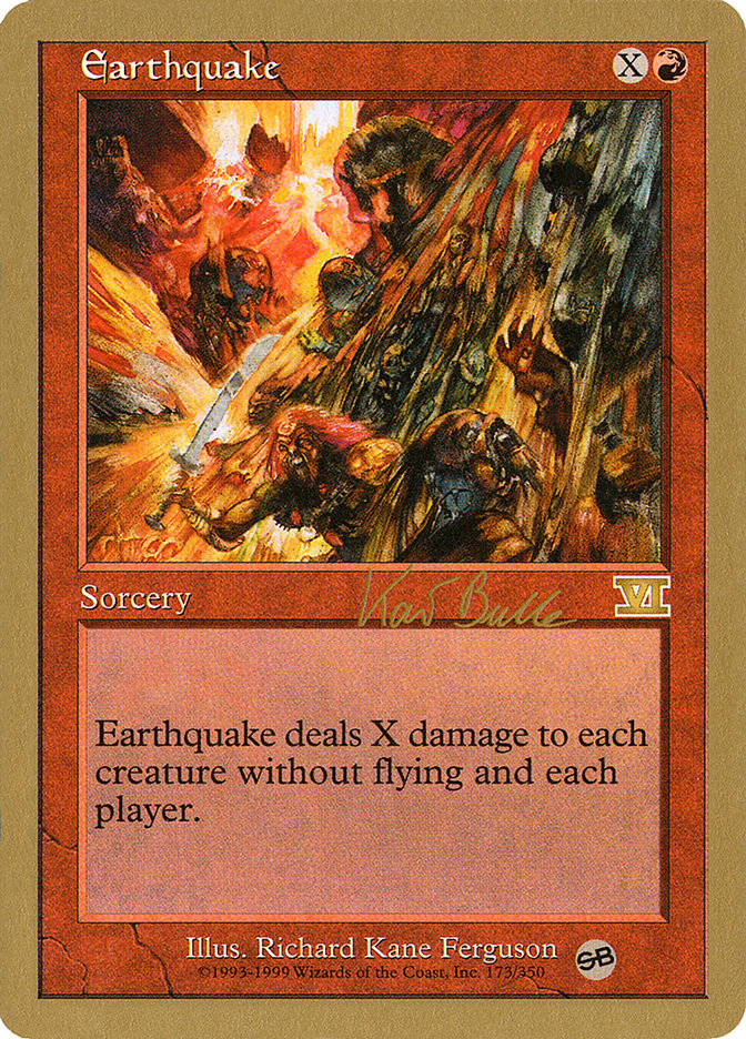Earthquake (Kai Budde) (SB) [World Championship Decks 1999] | L.A. Mood Comics and Games