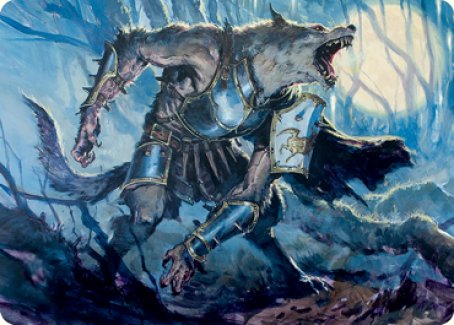 Moonrage Brute Art Card [Innistrad: Midnight Hunt Art Series] | L.A. Mood Comics and Games