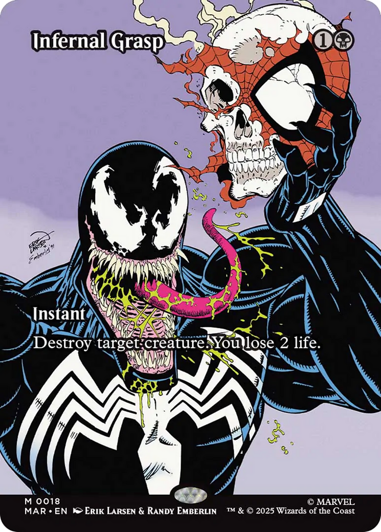Infernal Grasp (Borderless) [Marvel's Spider-Man: Eternal-Legal] | L.A. Mood Comics and Games
