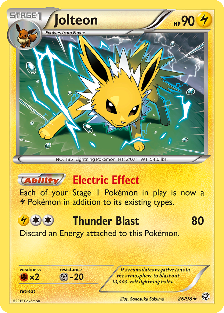 Jolteon (26/98) [XY: Ancient Origins] | L.A. Mood Comics and Games