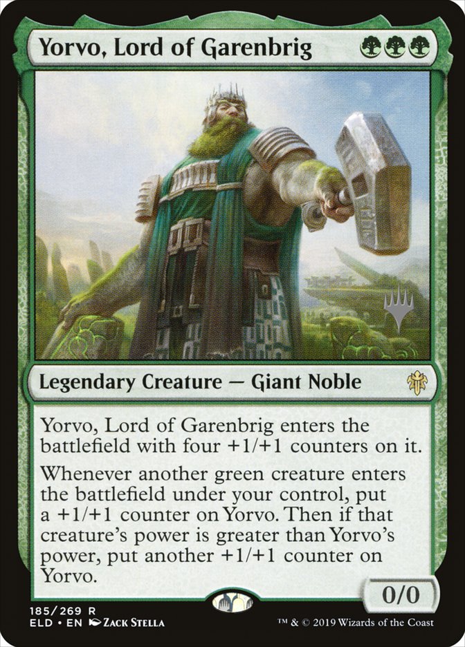 Yorvo, Lord of Garenbrig (Promo Pack) [Throne of Eldraine Promos] | L.A. Mood Comics and Games