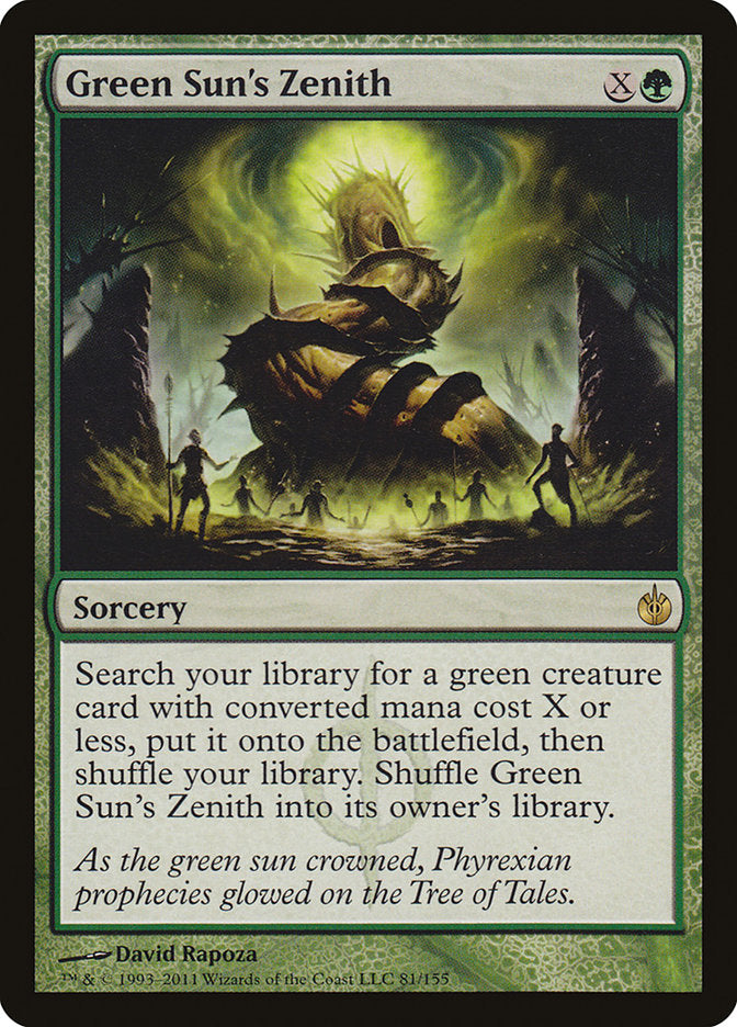 Green Sun's Zenith [Mirrodin Besieged] | L.A. Mood Comics and Games