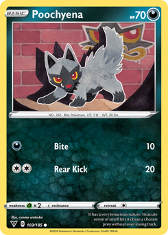 Poochyena (103/185) [Sword & Shield: Vivid Voltage] | L.A. Mood Comics and Games