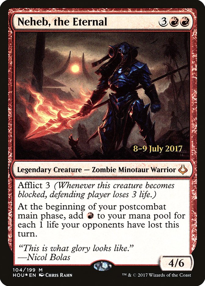 Neheb, the Eternal [Hour of Devastation Prerelease Promos] | L.A. Mood Comics and Games