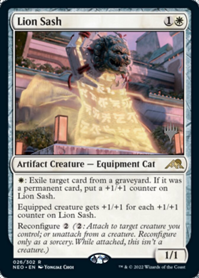 Lion Sash (Promo Pack) [Kamigawa: Neon Dynasty Promos] | L.A. Mood Comics and Games