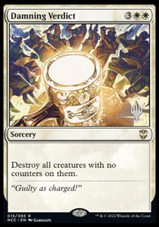 Damning Verdict (Promo Pack) [Streets of New Capenna Commander Promos] | L.A. Mood Comics and Games