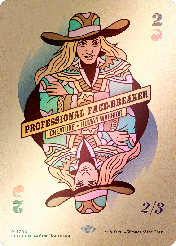 Professional Face-Breaker (Rainbow Foil) [Secret Lair Drop Series] | L.A. Mood Comics and Games