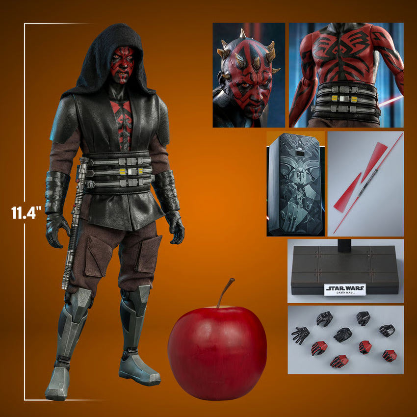 DARTH MAUL TMS024 Star Wars 2022 HOT TOYS 1:6 Collectible Figure | L.A. Mood Comics and Games