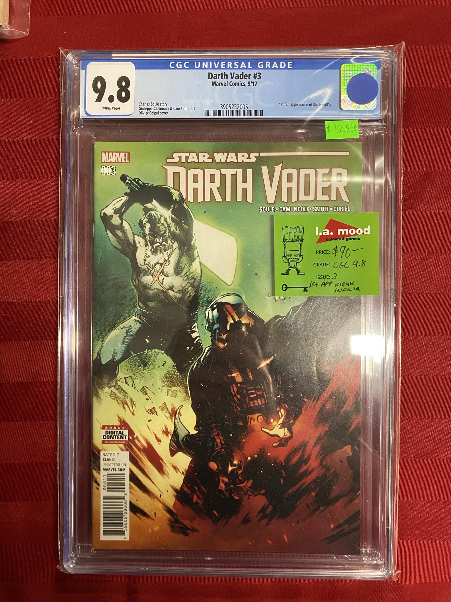 Darth Vader #3 CGC 9.8 | L.A. Mood Comics and Games