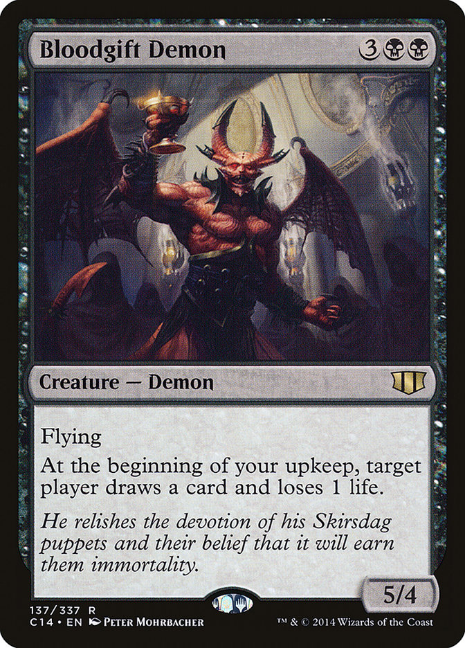 Bloodgift Demon [Commander 2014] | L.A. Mood Comics and Games