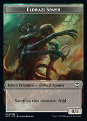 Eldrazi Spawn // Human Double-Sided Token [Streets of New Capenna Commander Tokens] | L.A. Mood Comics and Games