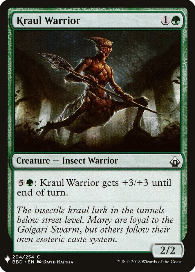 Kraul Warrior [Mystery Booster] | L.A. Mood Comics and Games