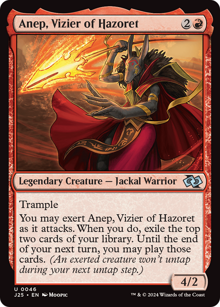 Anep, Vizier of Hazoret (Anime) [Foundations Jumpstart] | L.A. Mood Comics and Games