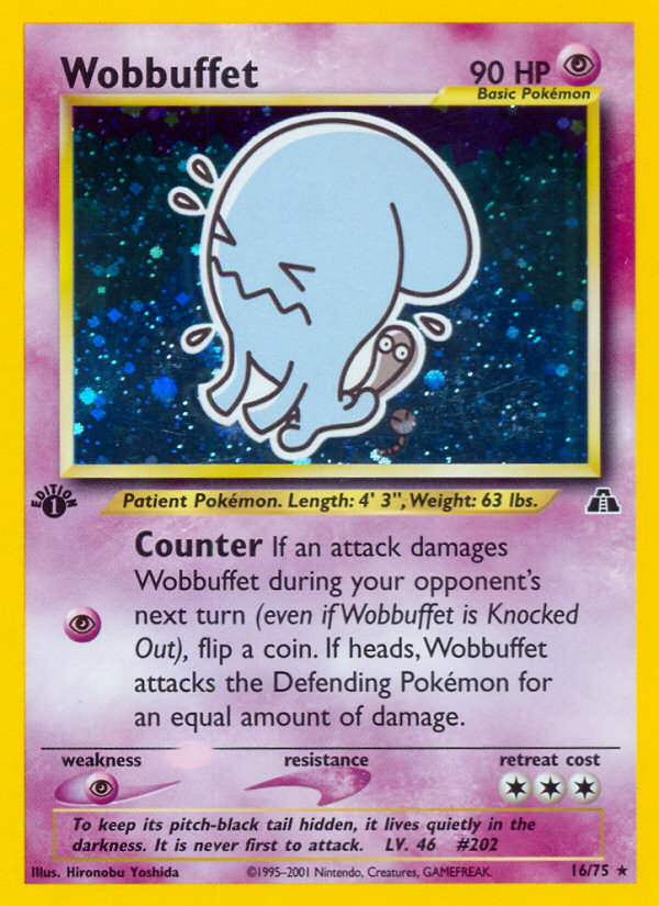 Wobbuffet (16/75) [Neo Discovery 1st Edition] | L.A. Mood Comics and Games