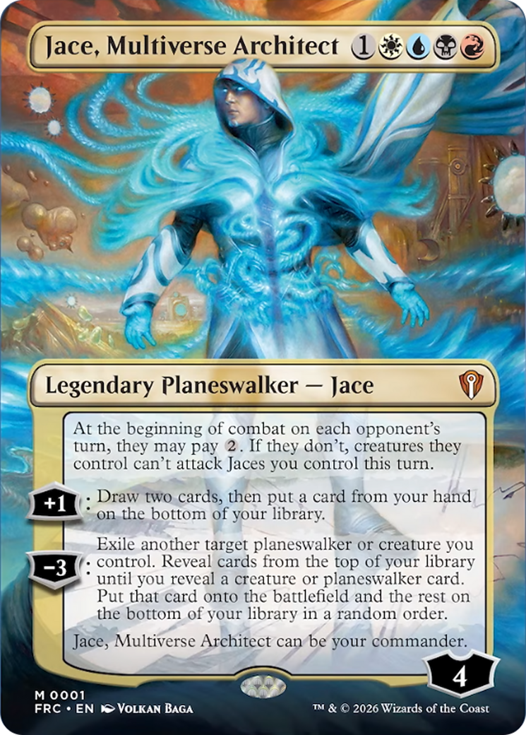 Jace, Multiverse Architect (Borderless) [Reality Fracture Commander] | L.A. Mood Comics and Games