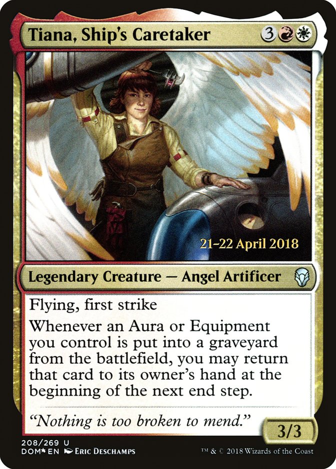 Tiana, Ship's Caretaker [Dominaria Prerelease Promos] | L.A. Mood Comics and Games