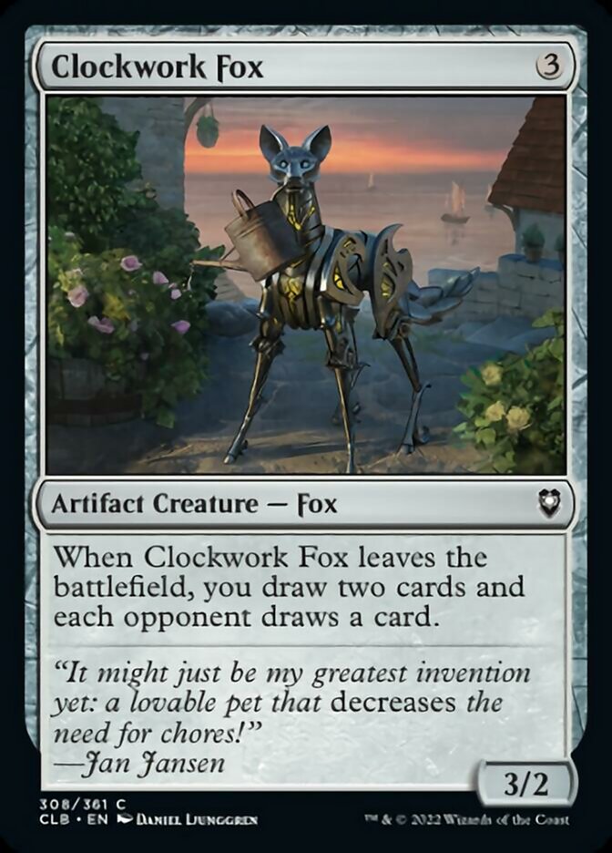 Clockwork Fox [Commander Legends: Battle for Baldur's Gate] | L.A. Mood Comics and Games