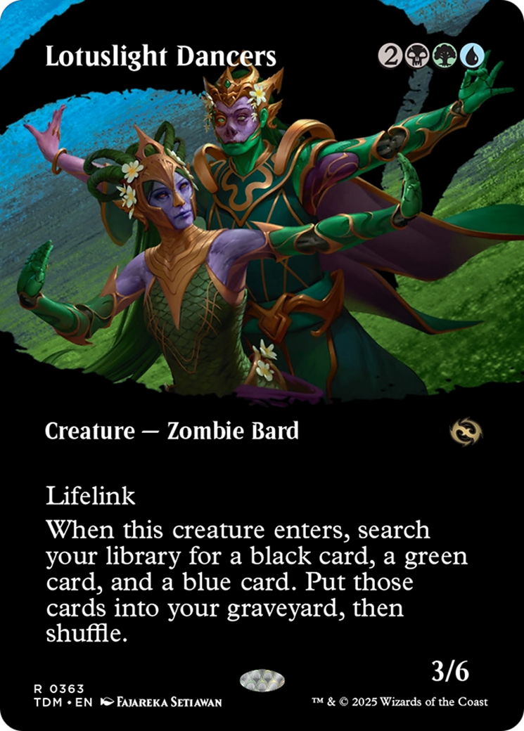 Lotuslight Dancers (Borderless) [Tarkir: Dragonstorm] | L.A. Mood Comics and Games