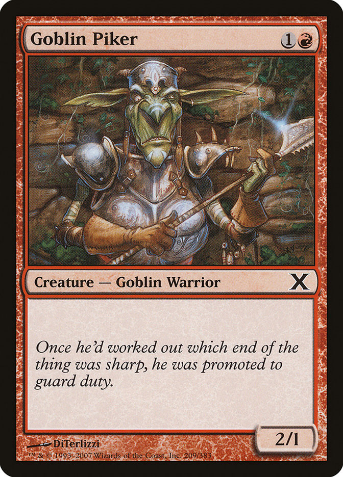 Goblin Piker [Tenth Edition] | L.A. Mood Comics and Games