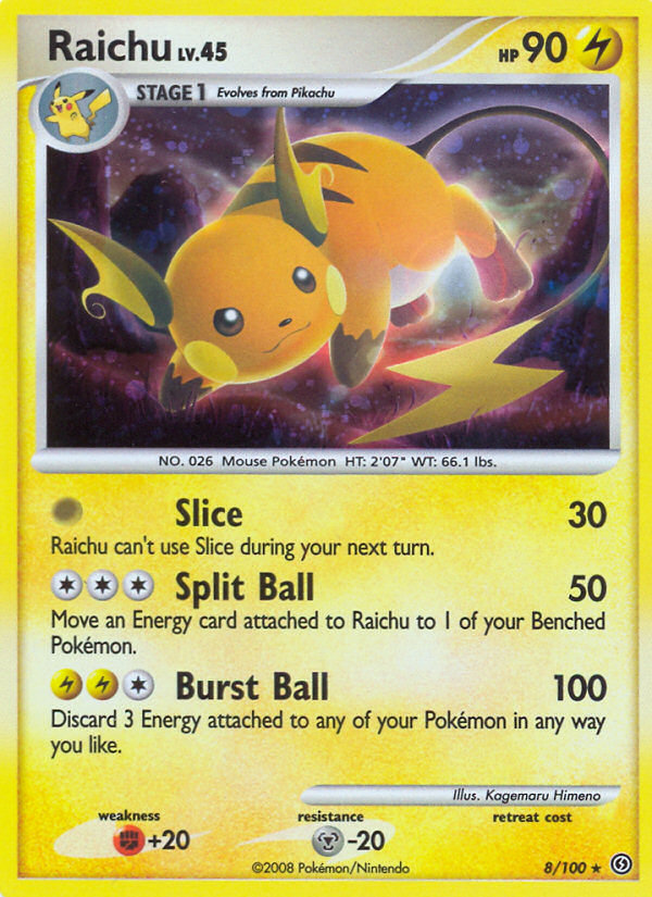 Raichu (8/100) [Diamond & Pearl: Stormfront] | L.A. Mood Comics and Games