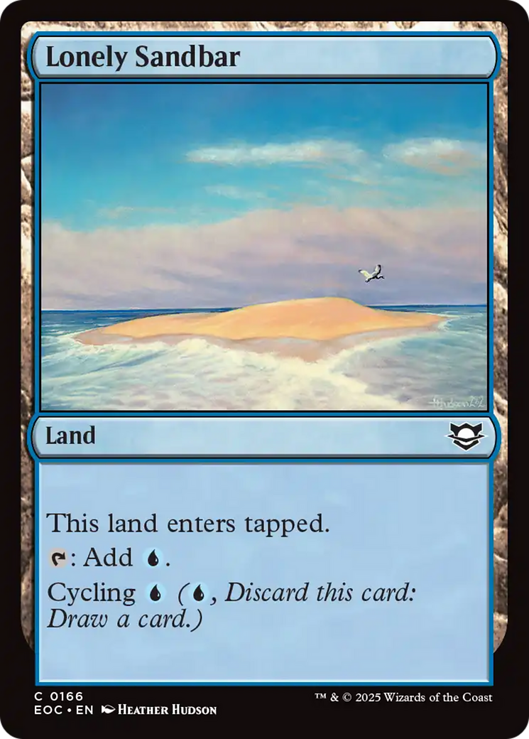 Lonely Sandbar [Edge of Eternities Commander] | L.A. Mood Comics and Games