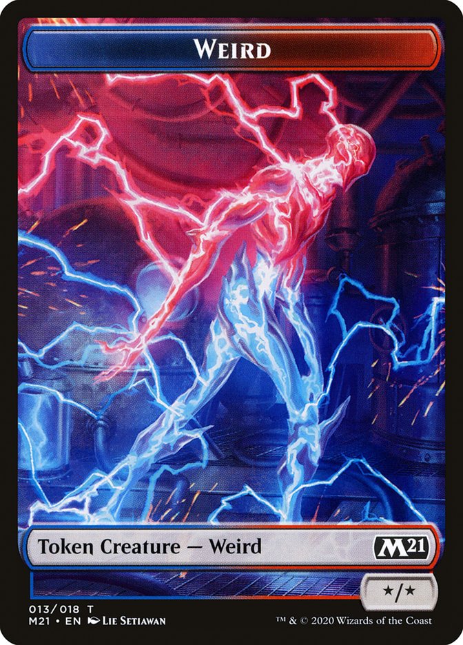 Angel // Weird Double-Sided Token [Core Set 2021 Tokens] | L.A. Mood Comics and Games