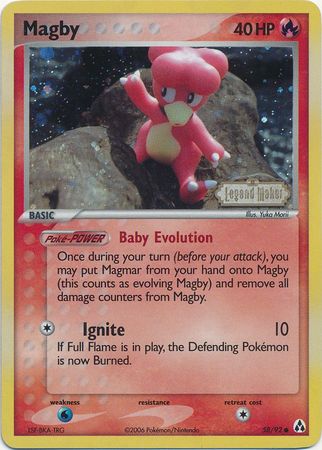 Magby (58/92) (Stamped) [EX: Legend Maker] | L.A. Mood Comics and Games