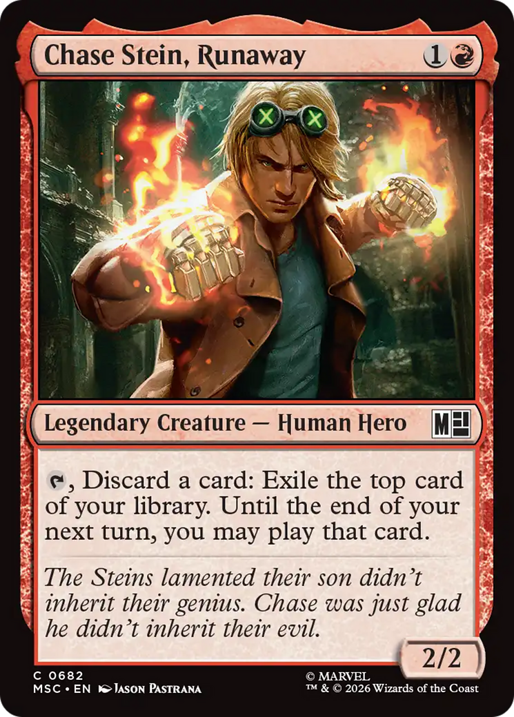 Chase Stein, Runaway [Marvel Super Heroes Commander] | L.A. Mood Comics and Games
