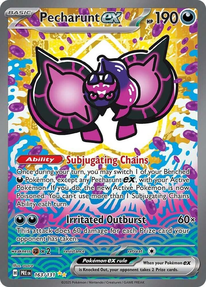 Pecharunt ex (163/131) [Scarlet & Violet: Prismatic Evolutions] | L.A. Mood Comics and Games