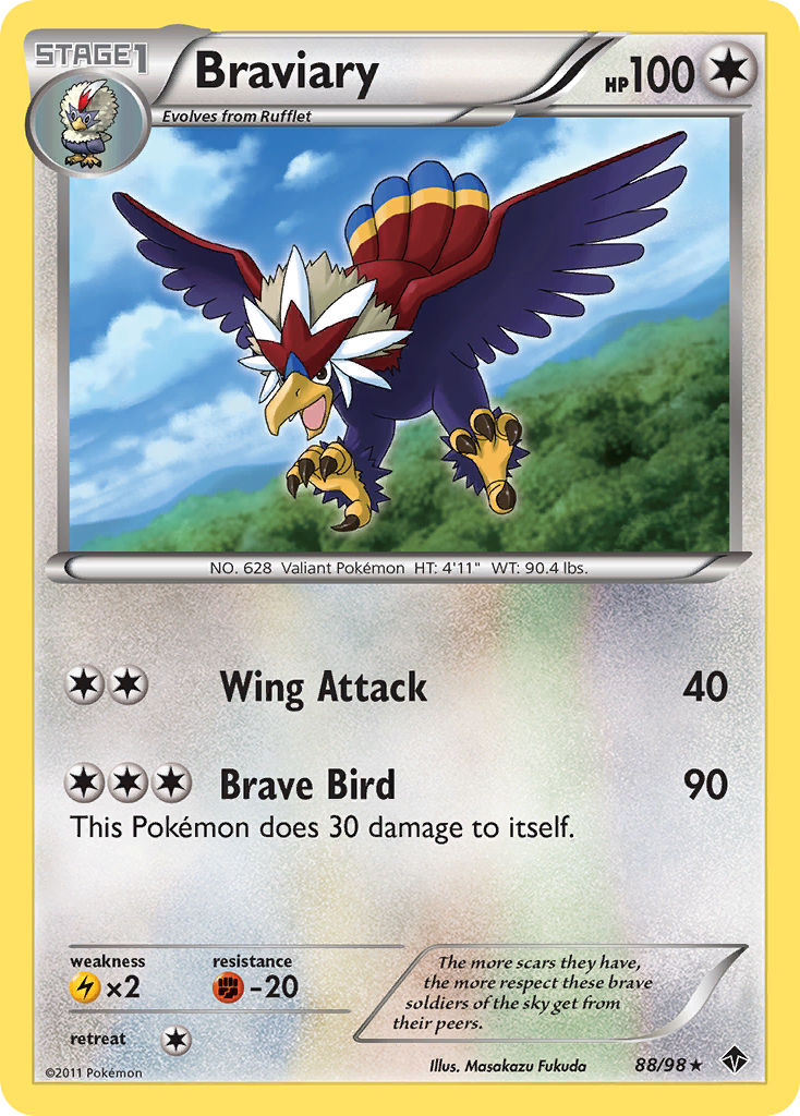 Braviary (88/98) [Black & White: Emerging Powers] | L.A. Mood Comics and Games