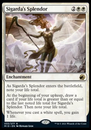 Sigarda's Splendor (Promo Pack) [Innistrad: Midnight Hunt Promos] | L.A. Mood Comics and Games