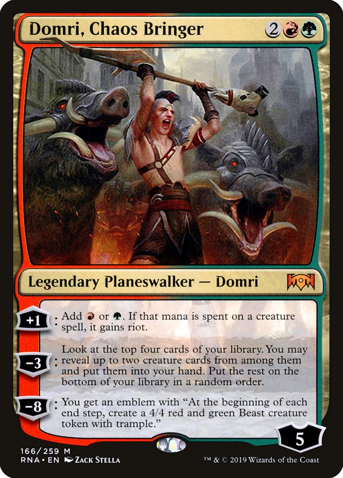 Domri, Chaos Bringer [Ravnica Allegiance] | L.A. Mood Comics and Games