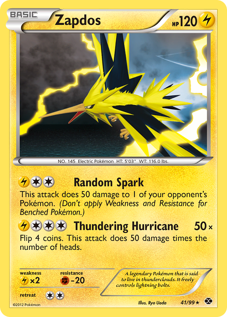 Zapdos (41/99) [Black & White: Next Destinies] | L.A. Mood Comics and Games