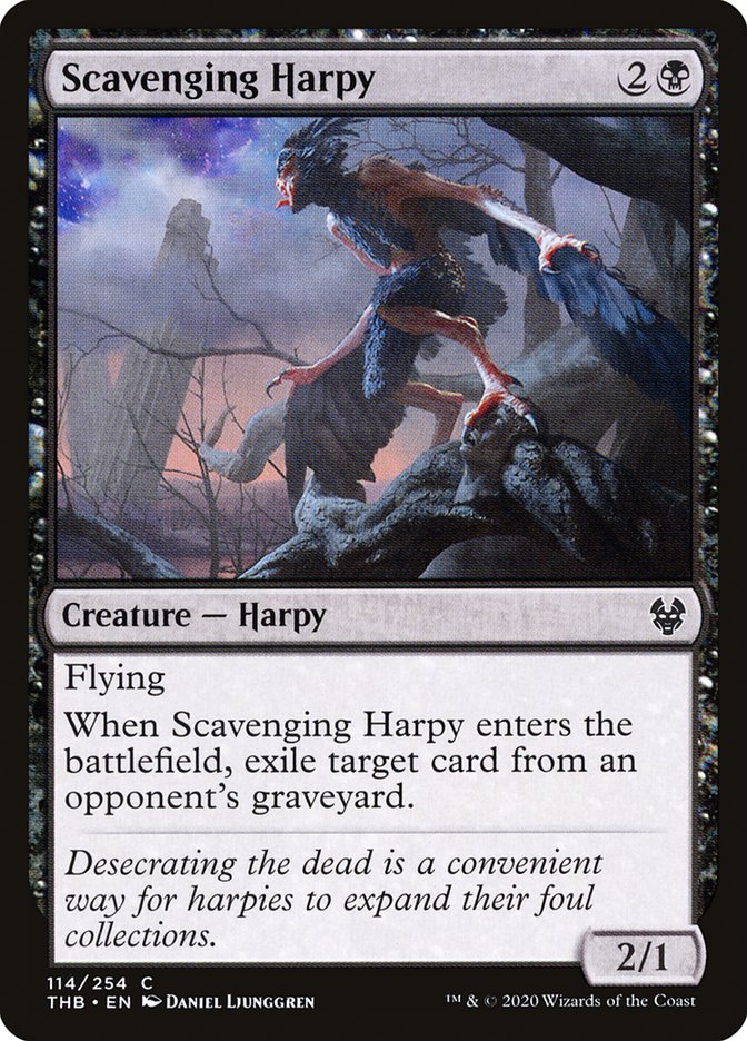 Scavenging Harpy [Theros Beyond Death] | L.A. Mood Comics and Games