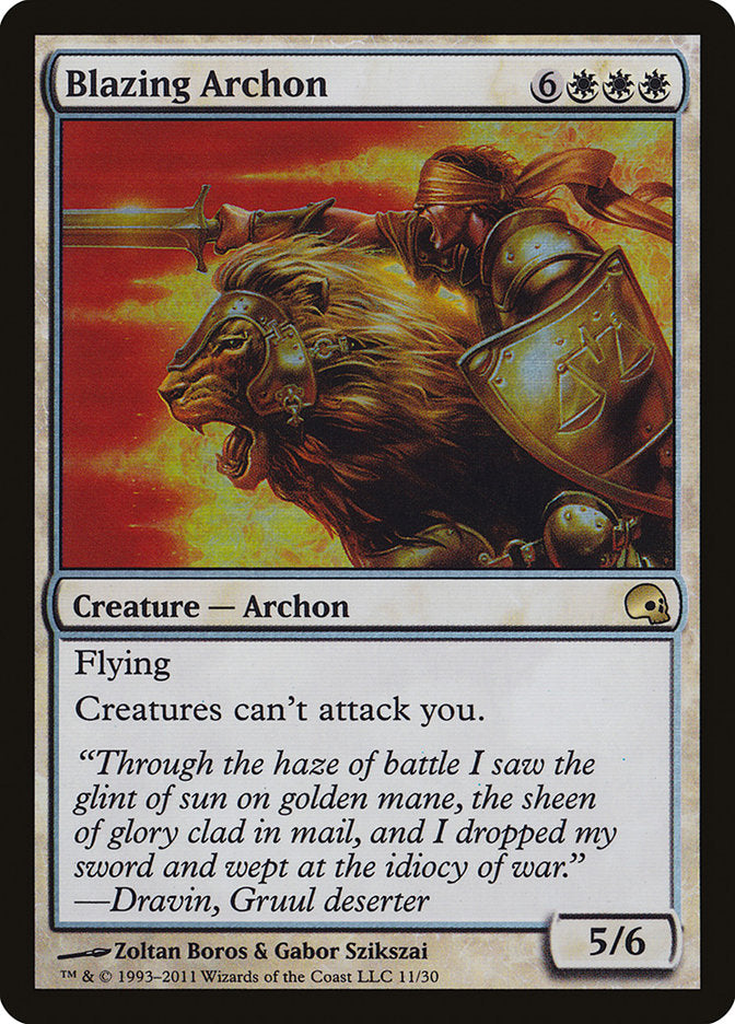 Blazing Archon [Premium Deck Series: Graveborn] | L.A. Mood Comics and Games