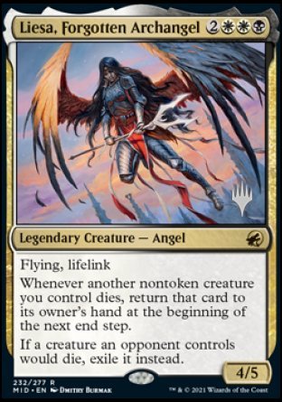 Liesa, Forgotten Archangel (Promo Pack) [Innistrad: Midnight Hunt Promos] | L.A. Mood Comics and Games