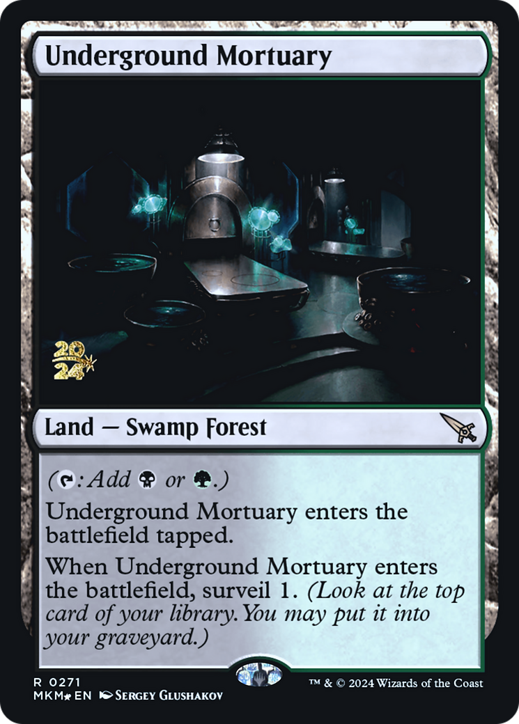 Underground Mortuary [Murders at Karlov Manor Prerelease Promos] | L.A. Mood Comics and Games