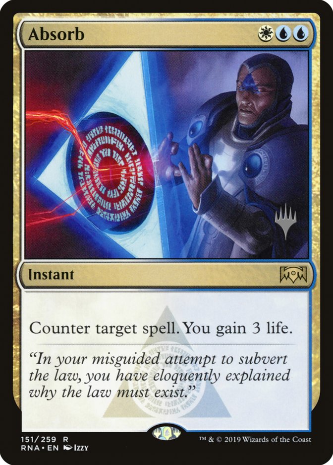 Absorb (Promo Pack) [Ravnica Allegiance Promos] | L.A. Mood Comics and Games