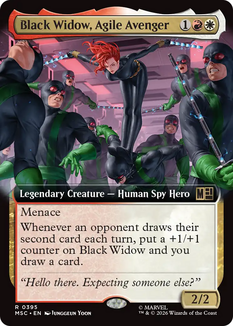 Black Widow, Agile Avenger (Extended Art) [Marvel Super Heroes Commander] | L.A. Mood Comics and Games