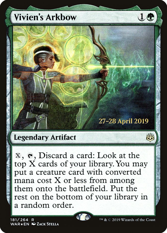 Vivien's Arkbow [War of the Spark Prerelease Promos] | L.A. Mood Comics and Games