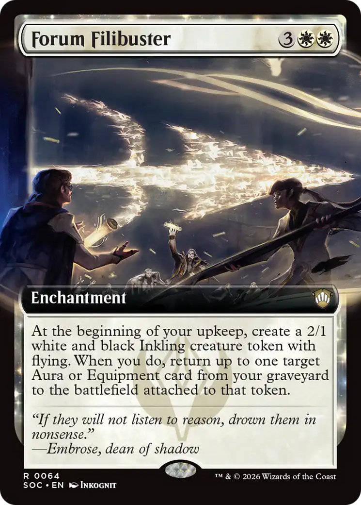 Forum Filibuster (Extended Art) [Secrets of Strixhaven Commander] | L.A. Mood Comics and Games