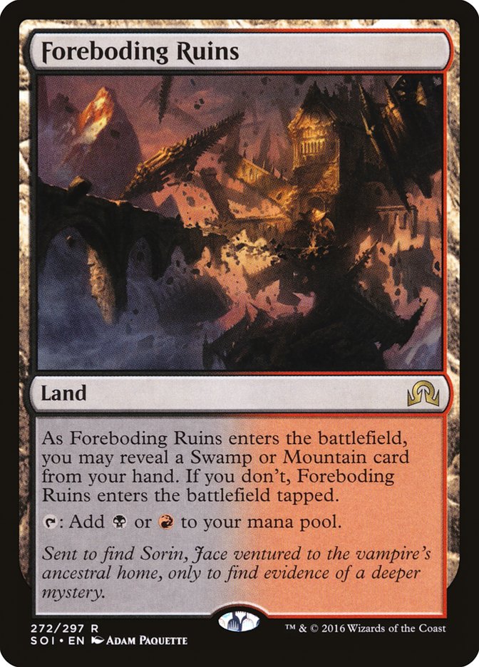 Foreboding Ruins [Shadows over Innistrad] | L.A. Mood Comics and Games