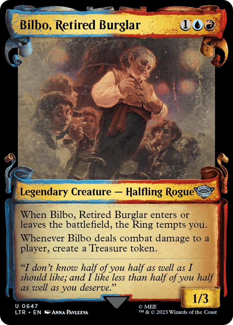 Bilbo, Retired Burglar [The Lord of the Rings: Tales of Middle-Earth Showcase Scrolls] | L.A. Mood Comics and Games