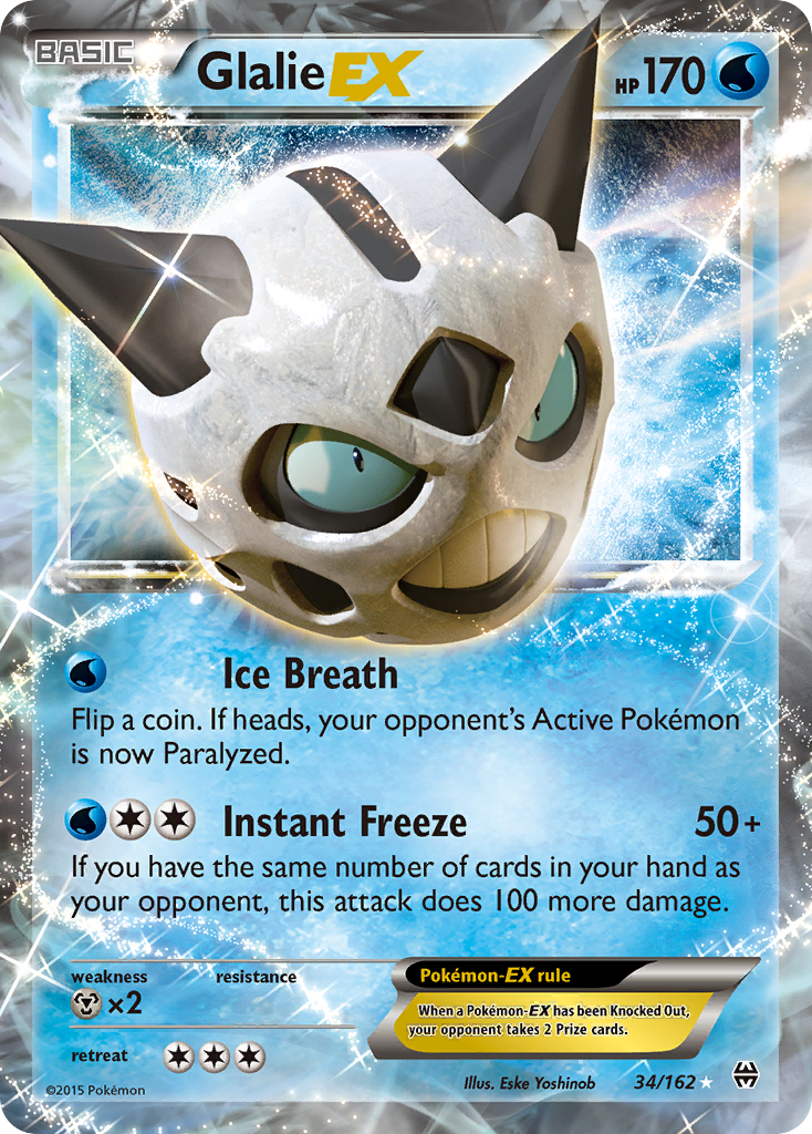 Glalie EX (34/162) [XY: BREAKthrough] | L.A. Mood Comics and Games