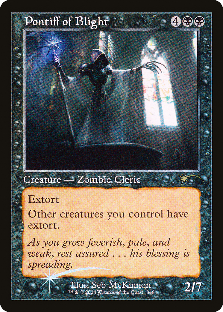 Pontiff of Blight (Retro Frame) [Secret Lair Drop Series] | L.A. Mood Comics and Games