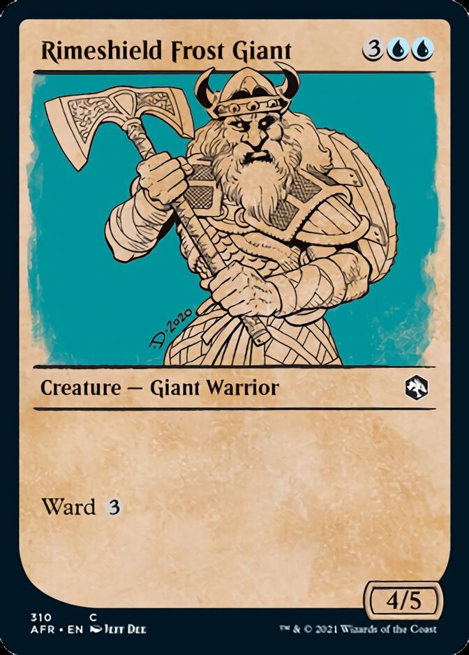 Rimeshield Frost Giant (Showcase) [Dungeons & Dragons: Adventures in the Forgotten Realms] | L.A. Mood Comics and Games