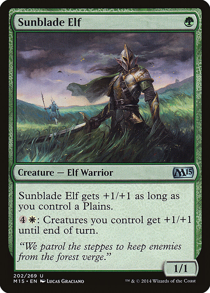 Sunblade Elf [Magic 2015] | L.A. Mood Comics and Games